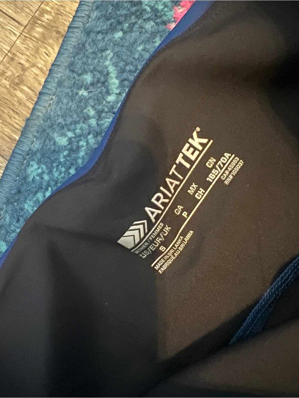 Ariat Performance Riding Tights - Deep Blue - Picture 7 of 8